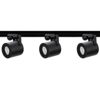 Osvetlenie Busbar Kit 1,5 m +3x LED Busbar Reflector Lamp GU10 Black Matte