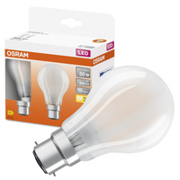 2x LED žiarovka A60 B22d 6,5W = 60W 806lm 2700K teplá biela 300° Retrofit Filament CLASSIC Osram