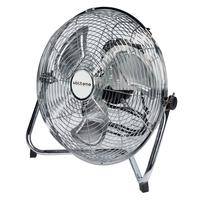 Podlahové obehové čerpadlo VENTILÁTOR 40cm 80W chróm