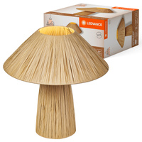 Stolná lampa Stolné svietidlo Stojace dekoratívne E27 Hnedá USB-C Dekor Ledvance