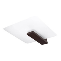 Stropné svietidlo Plafond 2x E27 Square Luminary Brown Škandinávsky Lappo Sollux