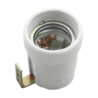 Keramická objímka E27 sivá HLDR-E27-F Kanlux