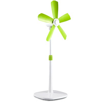Stojanový ventilátor Cirkulačné čerpadlo vzduchu Tichý podlahový ventilátor Zelená a biela