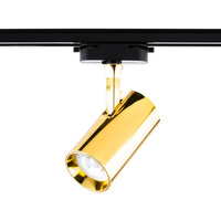 GU10 GOLD reflektor na prípojnice pre jednofázové prípojnice Nastaviteľné svietidlo na prípojnice SPOT lampa