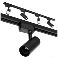 1-fázové zbernicové svetlo + reflektor 4x GU10 1m čierny Nextrack Go Kobi