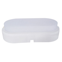 LED 10W CHANNEL Oval Garážové svetlo 6000K IP44 White Volteno