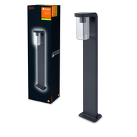 Osram Cascade Grey E27 80cm IP44 Vonkajšia stojaca záhradná lampa E27