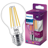 LED žiarovka E27 A60 10,5W = 100W 1521lm 4000K neutrálna biela FILAMENT LED Classic Philips