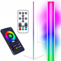 LED 9W 350lm CCT RGB Stmievateľné RF + Wi-Fi Smart White 140cm Masterled Stojaca lampa
