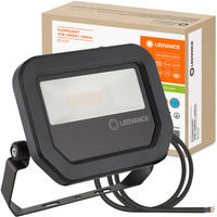 LED reflektor Vonkajšie reflektory 10W 1200lm 6500K IP65 Čierne reflektory Ledvance