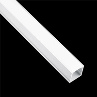 eloxovaný hliníkový profil pre LED KM38 Silver Povrchová montáž 1m + Mliečny kryt + Koncové krytky