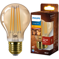 LED žiarovka E27 A60 7W = 40W 470lm 1800K teplá biela Filament Amber PHILIPS