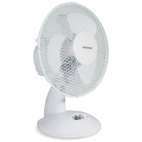 Stolný ventilátor Cirkulácia vzduchu Stolný ventilátor 37cm 21W biely