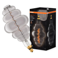 Dekoratívna LED žiarovka E27 4,8W = 10W 100lm 1800K teplá biela 320° Smoke Dimmable Vintage 1906 Osram