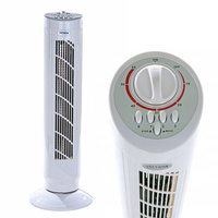 Stĺpcový ventilátor rúrkový cirkulátor vzduchu stojaci veterný ventilátor sivý 92 cm 45 W