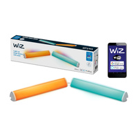 2x prenosný LED lineárny svetelný pás 10,5W RGB SMART WiFi WiZ