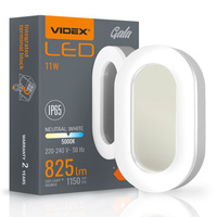 Vonkajšia LED plafónová lampa 11W 1200lm 5000K studená biela Videx