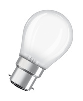 LED žiarovka P45 guľka B22d 2,5W = 25W 250lm 2700K teplá biela 300° Retrofit Filament CLASSIC Osram