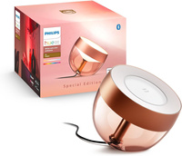 LED stolová lampa na nočný stolík 8,2 W 570 lm IP20 Biela a farebná atmosféra RGB + TW Copper Smart SMART Zigbee Bluetooth Iris Philips HUE
