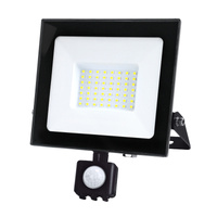 LED reflektor Halogén 50W 4270lm 6500K IP65 Black Senzor pohybu MH Kobi