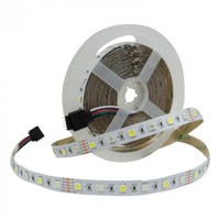 LED pás SMD 5050 14,4 W/m 60LED/m 12V 6500K Viacfarebné RGB + studené IP20 Roll 5 m Ecolight