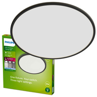 Záhradná lampa LED 15W 1500lm 4000K IP54 SceneSwitch Black SuperSlim Philips