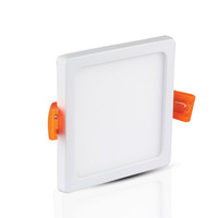 Zapustený LED panel na zapustenie 8W 3000K SLIM Square VT-888 V-TAC