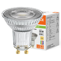 LED žiarovka reflektor GU10 PAR16 3,4W = 35W 230lm 3000K teplá biela 36° CRI90 Stmievateľná Ledvance