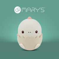 Detské LED nočné svetlo 0,75 W 3000-4000K teplá biela a, neutrálna biela + viacfarebné RGB dobíjateľné 1200 mAh ružové BABY DINO MARY'S