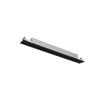 LED stropné svietidlo 28W 60cm 2900lm 3000K, teplá biela 60° Flush mounted Black KANLUX