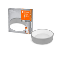 Plafond LED stropné svietidlo Povrchová montáž 26W 1050lm CCT Stmievateľná okrúhla sivá SMART+ WiFi cylinder Ledvance