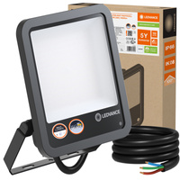 LED reflektor Vonkajší reflektor 125W 15000lm 4000K IP66 čierny so súmrakovým senzorom Floodlight Ledvance