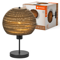 Stolná lampa Stolné svietidlo Stojace dekoratívne E27 Hnedá USB-C Dekor Ledvance