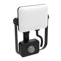 LED reflektor 20W 1800lm 4000lm neutrálna biela 120° čierny IP65 mliečny Sanico Goldlux