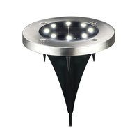 Spot Silver IP44 Solárne bodové svietidlo so súmrakovým senzorom Solly Sanico Goldlux