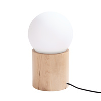 Stolová nočná lampa G9 Geometric Brown Modern Boomo Sollux