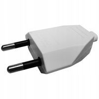 Elektrická plochá zástrčka 2P 25A 250V Demontovateľná biela ORNO