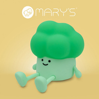MARY'S BROTHER'S GREEN LED detské nočné svetlo 2,5W 6500K so studeným dobíjaním 1200mAh zelené