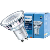 LED žiarovka GU10 2,7W = 25W 230LM 4000K neutrálna biela 36° PHILIPS