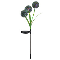 Allium Color Sanico Goldlux Solárne LED poháňané cesnakové záhradné kvety IP44 so súmrakovým senzorom