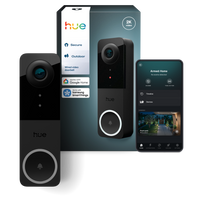 Inteligentný videozvonček s 2K QHD 1440p CMOS kamerou čierny SMART Zigbee WiFi zvonček Bezpečný Philips HUE