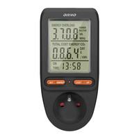 Merač spotreby elektrickej energie s LCD displejom Merač spotreby elektrickej energie pre zásuvku ORNO