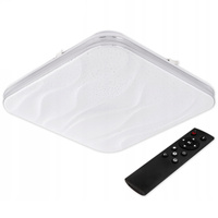 Plafond LED stropné svietidlo na povrchovú montáž 72W 5040lm 3000-6500K CCT 160° stmievateľné Pilot Square White Sand Masterled