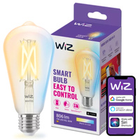 LED žiarovka E27 Edison ST64 7W = 60W 806lm 2700-6500K TW FILAMENT Smart SMART WiFi Bluetooth App WiZ