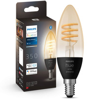 LED žiarovka E14 Candle B39 4,6W = 30W 350lm 2200-4500K CCT FILAMENT SMART Smart Bluetooth ZigBee White Ambiance Philips HUE