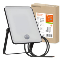 LED reflektor Vonkajší reflektor 20W 1800lm 6500K IP65 čierny so senzorom pohybu a súmraku Essentials Ledvance