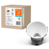 LED zapustené stropné zapustené bodové svietidlo 10W 800lm 4000K neutrálna biela Mesh White Downlight Slim Ledvance