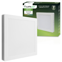 LED stropné svietidlo na povrch 18W Square 4000K GLOW White LUMILED