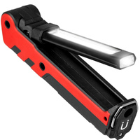 Dobíjacia dielenská baterka Skladací magnet COB + LED 140lm + 360lm VA0104 Vayox