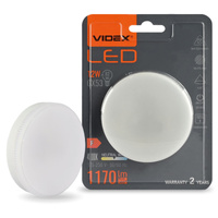 LED žiarovka GX53 reflektor 12W = 82W 1170lm 4000K neutrálna biela 140° Videx